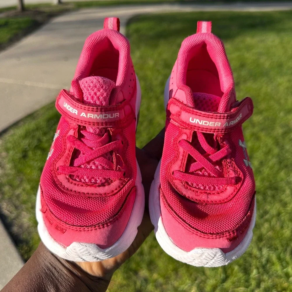 Under Armour Kids' Assert 10 Running Sneakers Toddler Girl Size 10 Pink